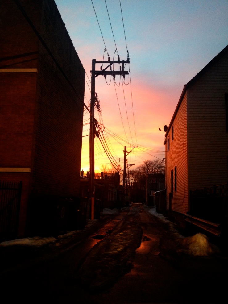 chicago alley sunset 3rdarm